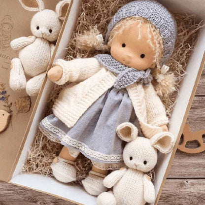 Natural Cotton Artisan Doll, Gentle Play Toy