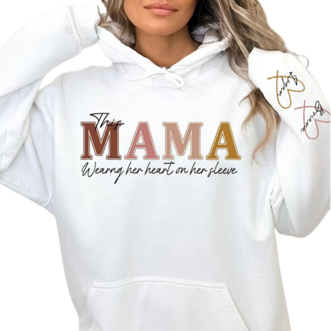 Customizable Family Photo Printed Hoodie
