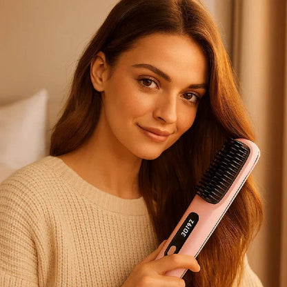 Easy Ceramic Hair Straightener Brush