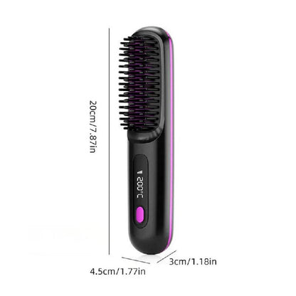 Easy Ceramic Hair Straightener Brush