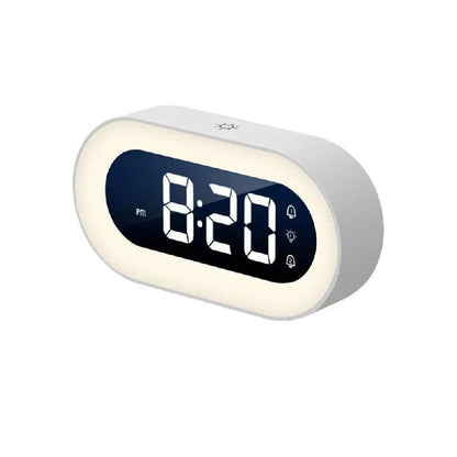 Smart LED Clock Radio with Dimmer and Snooze Function