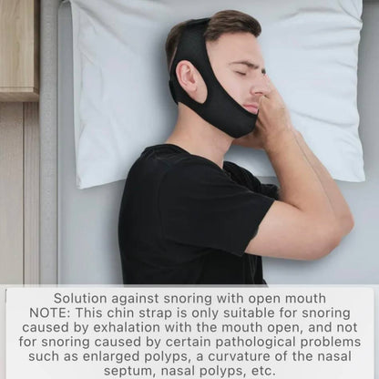 Comfortable Snore Reducing Chin Strap for Better Sleep