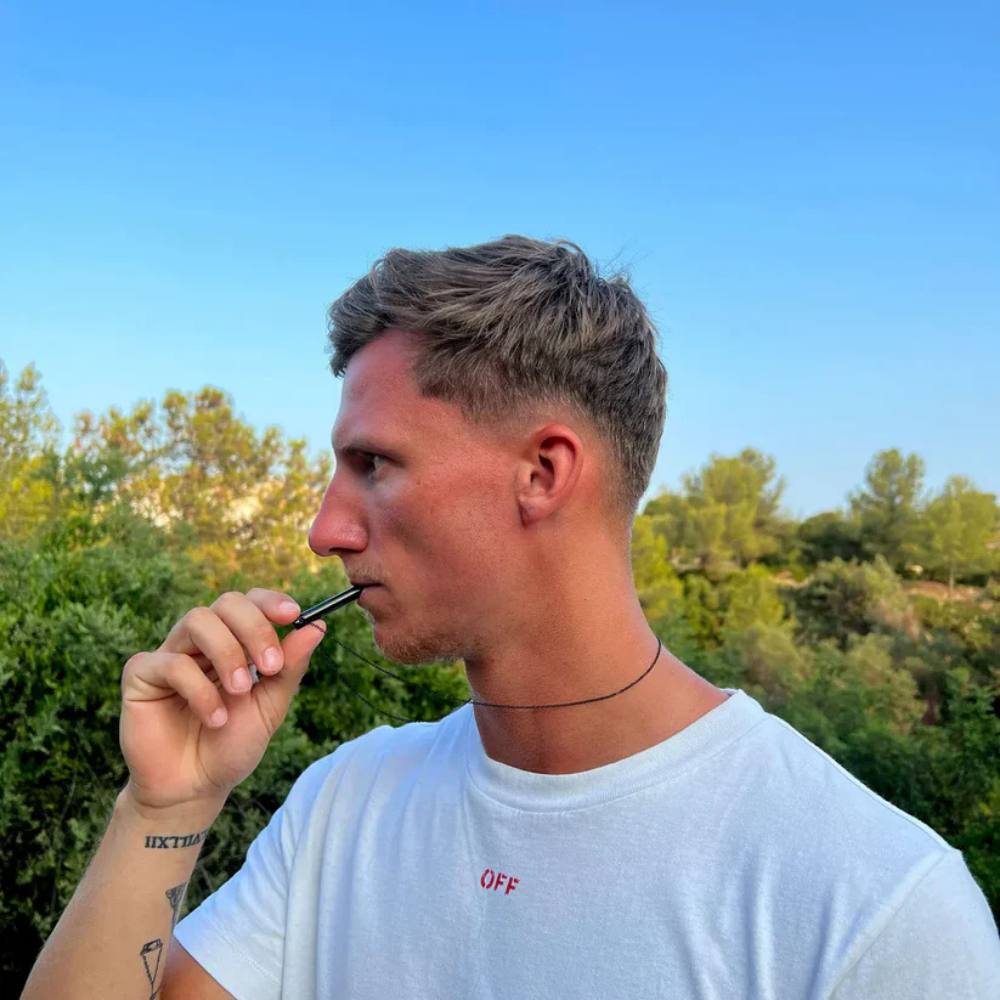 Portable Stress Relief Breath Trainer Whistle
