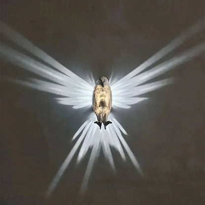 Colorful Bird LED Wall Light with 3D Wing Projection