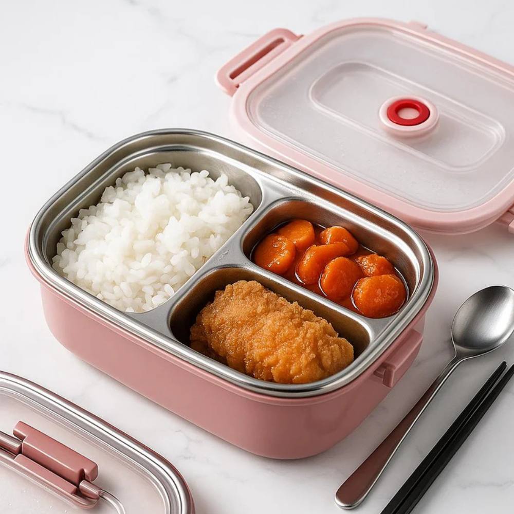 Insulated Lunch Box with Food Grade Container, Spill Proof
