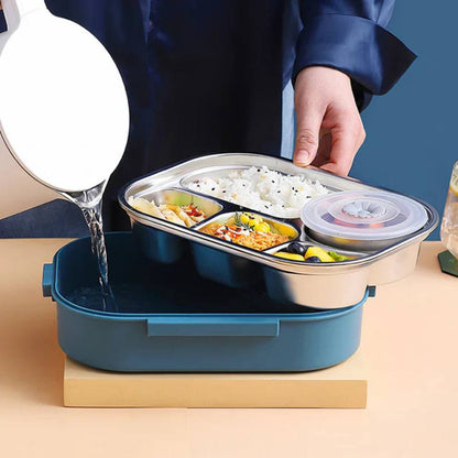 Insulated Lunch Box with Food Grade Container, Spill Proof