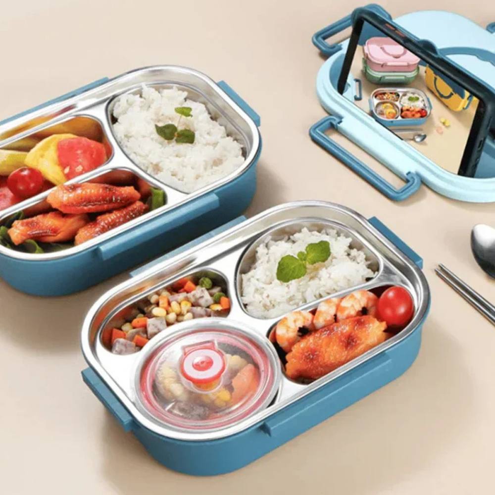 Insulated Lunch Box with Food Grade Container, Spill Proof