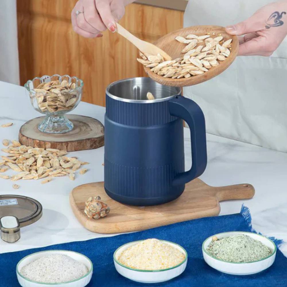 Portable Home Grain Mill for Fresh Flour and Cereals