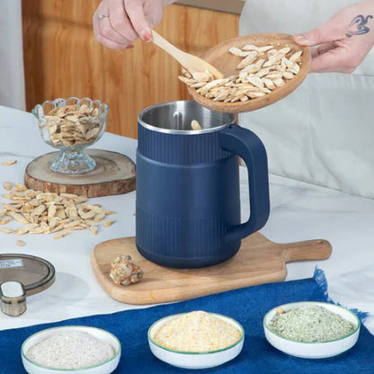 Portable Home Grain Mill for Fresh Flour and Cereals