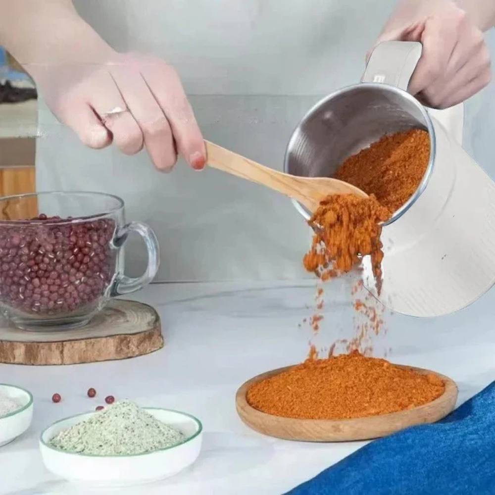 Portable Home Grain Mill for Fresh Flour and Cereals