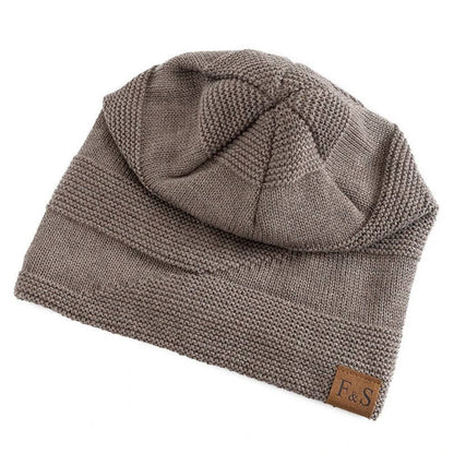 Cozy Men's Winter Beanie, Soft Knit Warm Hat