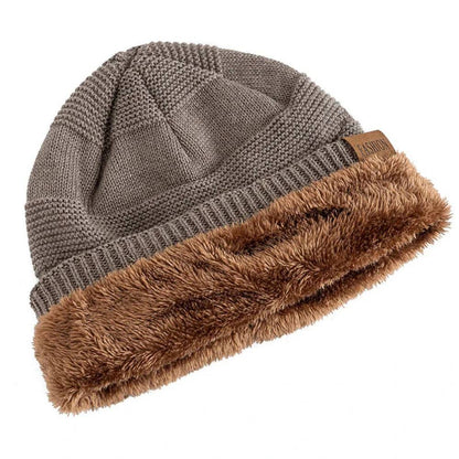 Cozy Men's Winter Beanie, Soft Knit Warm Hat