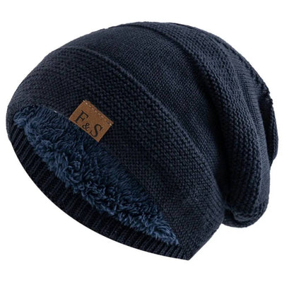 Cozy Men's Winter Beanie, Soft Knit Warm Hat