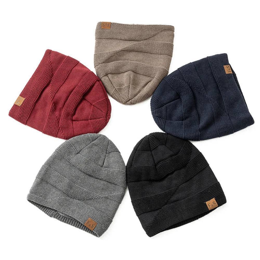 Cozy Men's Winter Beanie, Soft Knit Warm Hat