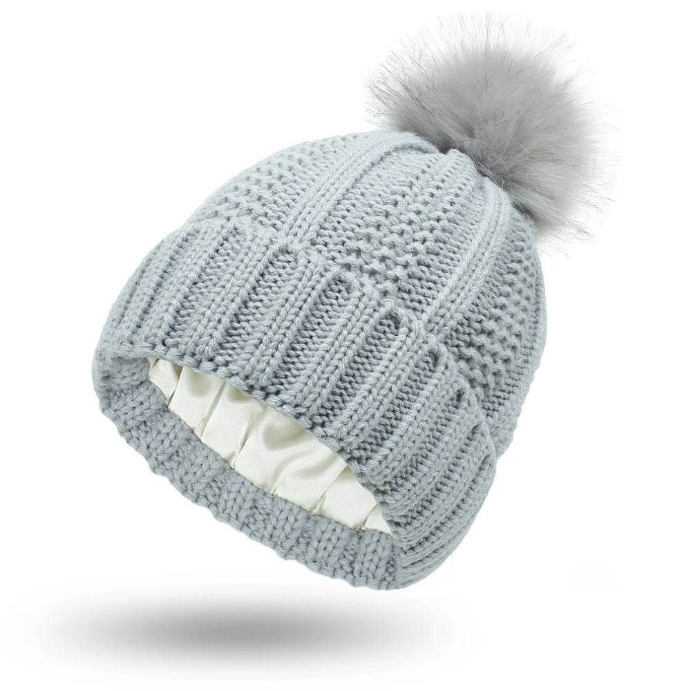 Soft Fuzzy Beanie for Frizz Control and Smooth Hair