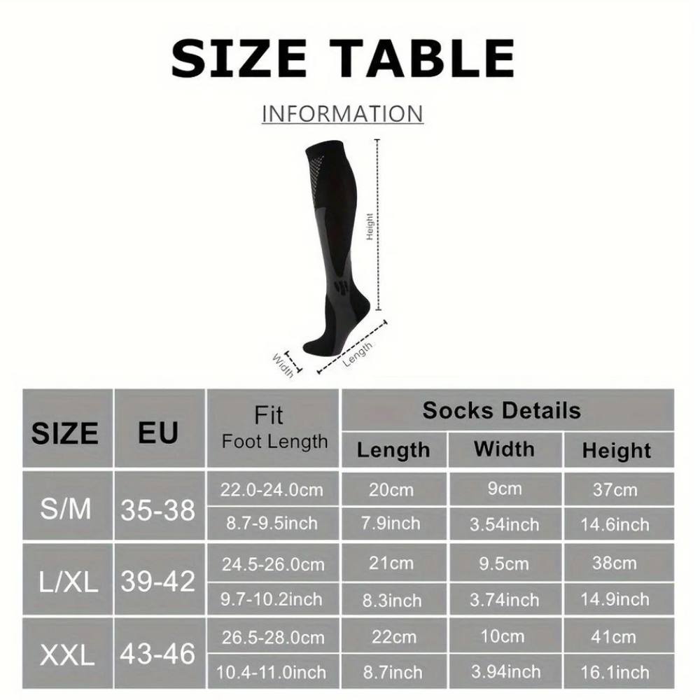 Athletic Support Socks for Women, Moisture Wicking Running Socks