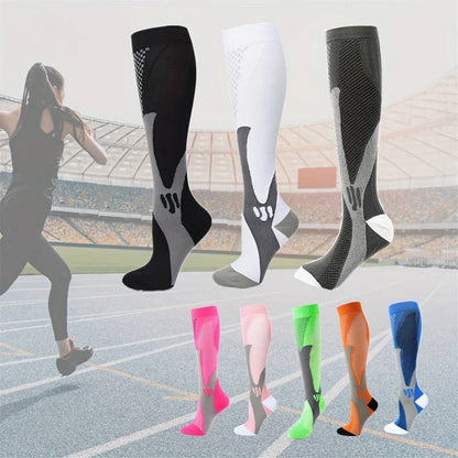 Athletic Support Socks for Women, Moisture Wicking Running Socks