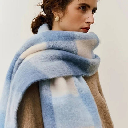 Luxurious Plush Multicolor Cashmere Scarf