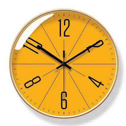 Simple Modern Wall Clock, Quiet Quartz Movement
