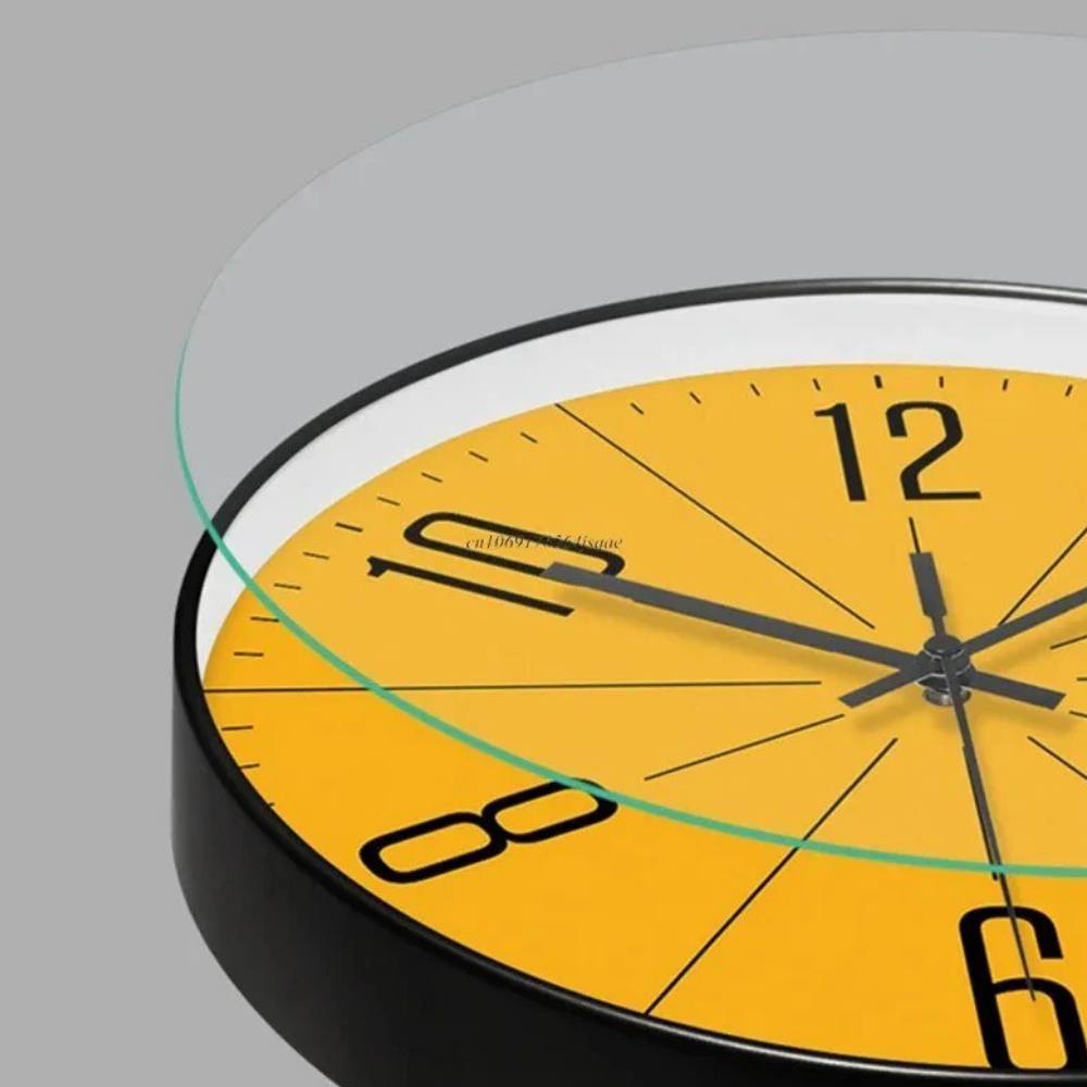 Simple Modern Wall Clock, Quiet Quartz Movement