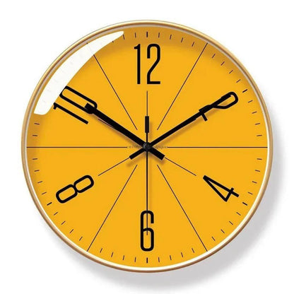 Simple Modern Wall Clock, Quiet Quartz Movement
