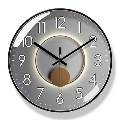Simple Modern Wall Clock, Quiet Quartz Movement