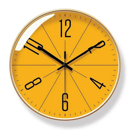 Simple Modern Wall Clock, Quiet Quartz Movement