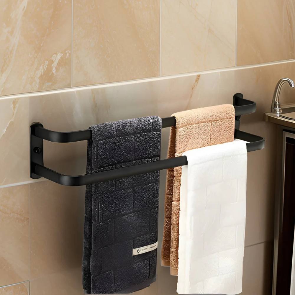 Compact 3-Tier Wall Mount Towel Holder