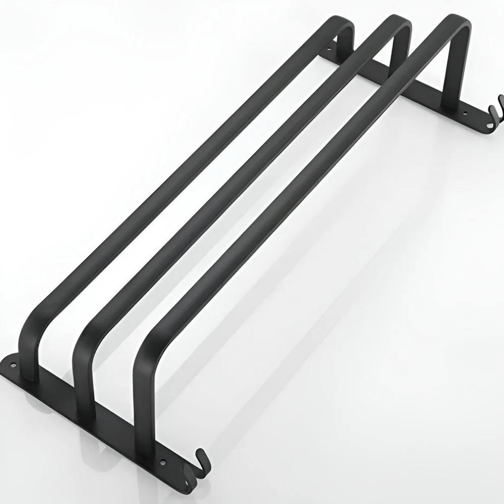 Compact 3-Tier Wall Mount Towel Holder