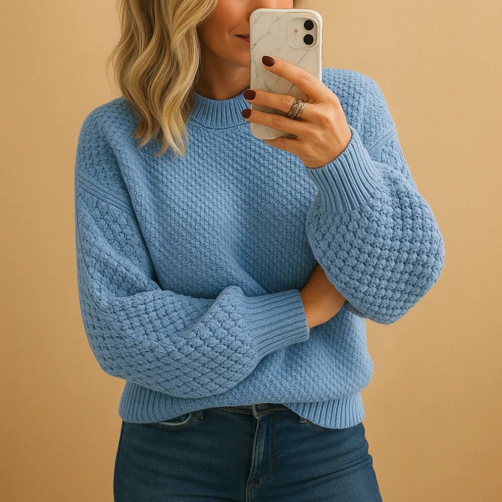 Cozy Women's Winter Sweater, Soft and Fitted