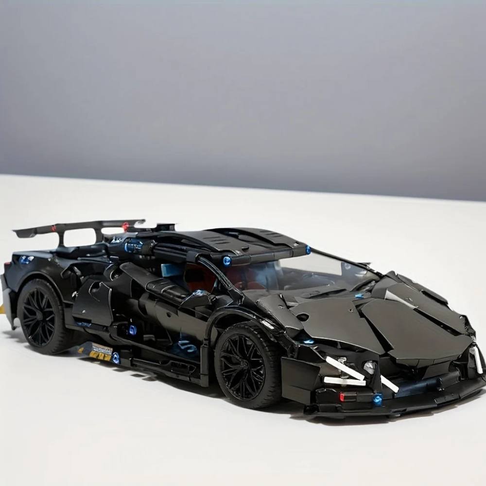Large Detailed Car Building Kit for Adults, 1288 Pieces