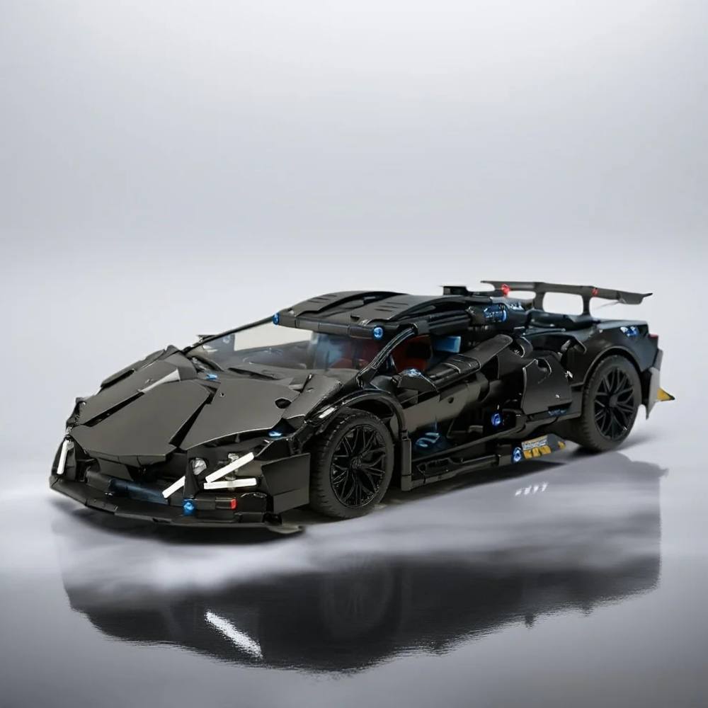Large Detailed Car Building Kit for Adults, 1288 Pieces
