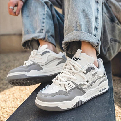 Men's Bold Sneakers, Thick Sole Athletic Casual Shoes