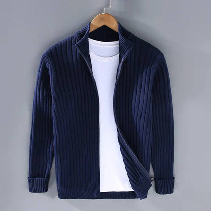 Men's Classic Zip Sweater, Slim Fit Knit Cardigan