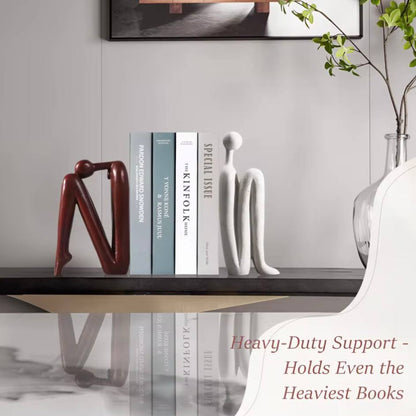Decorative Polyresin Book Ends for Home Office Use