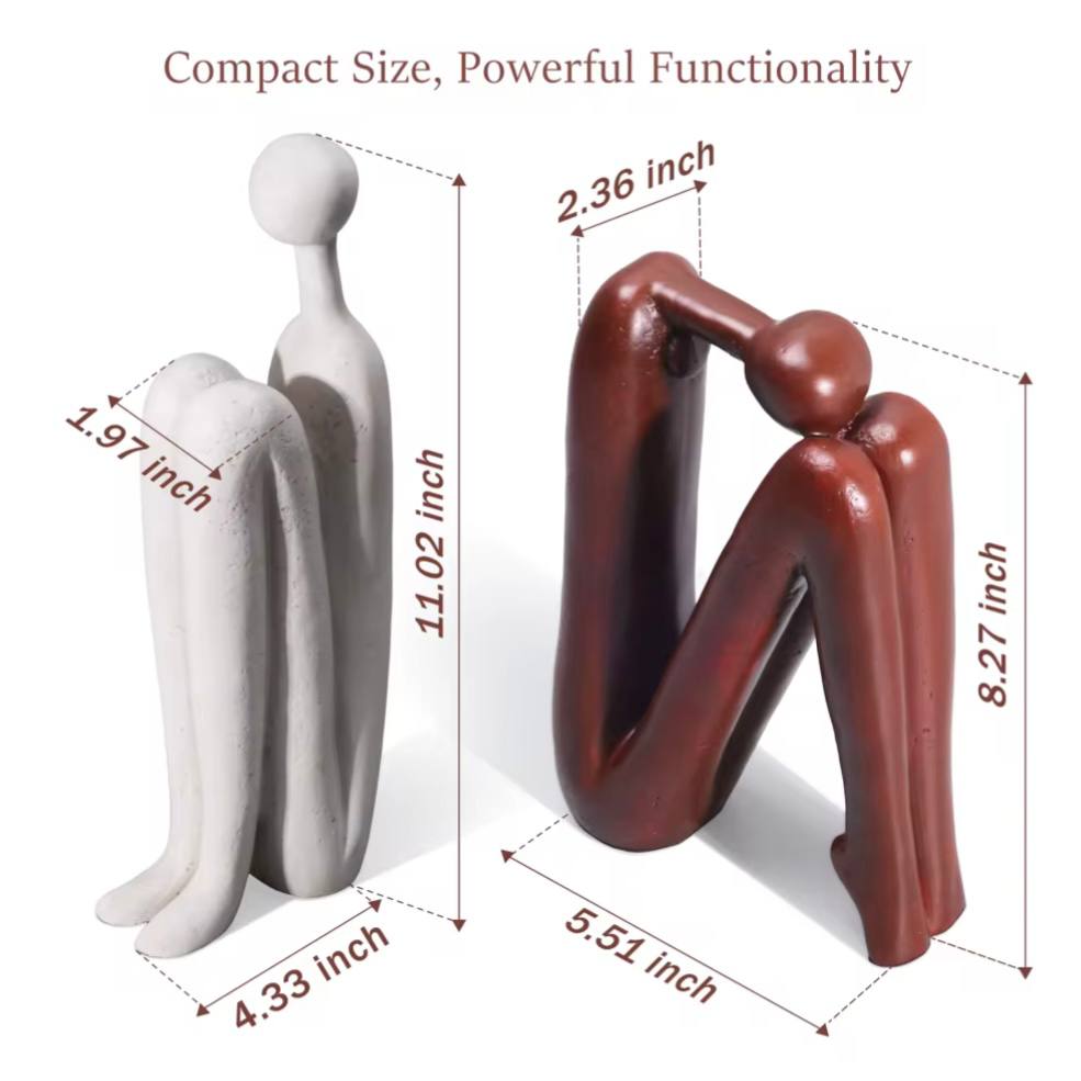 Decorative Polyresin Book Ends for Home Office Use