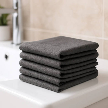 Soft Microfiber Cleaning Cloth, Streak Free and Water Spot Resistant - Ortekor