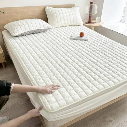 Soft Plush Mattress Protector for Deep Sleep