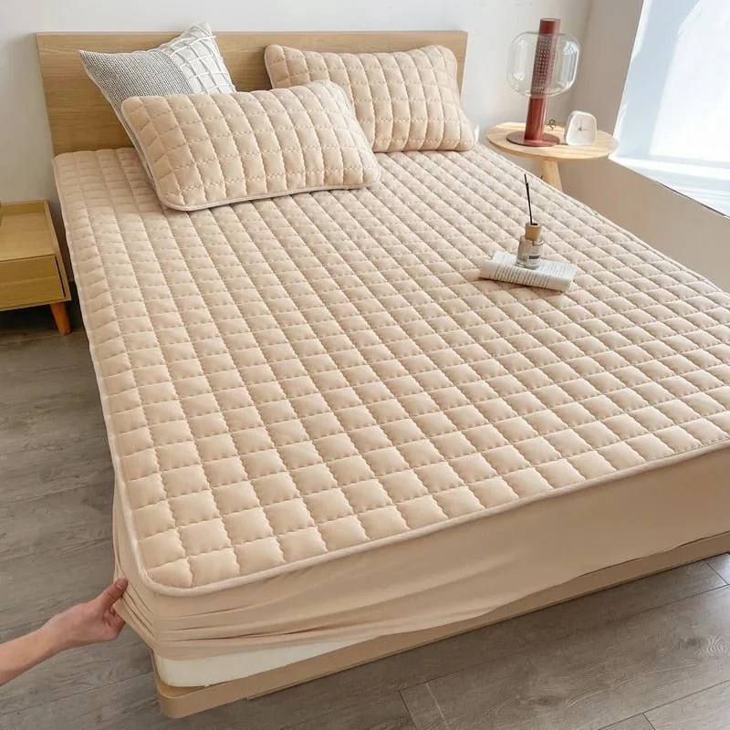Soft Plush Mattress Protector for Deep Sleep