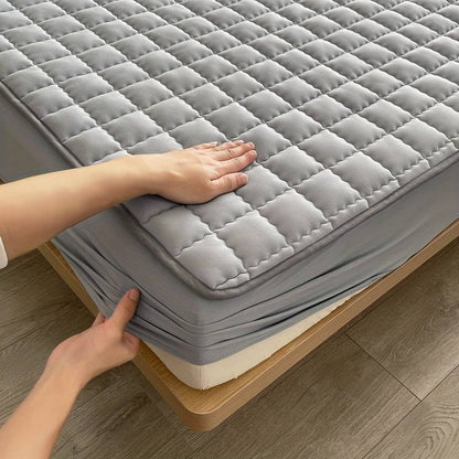 Soft Plush Mattress Protector for Deep Sleep
