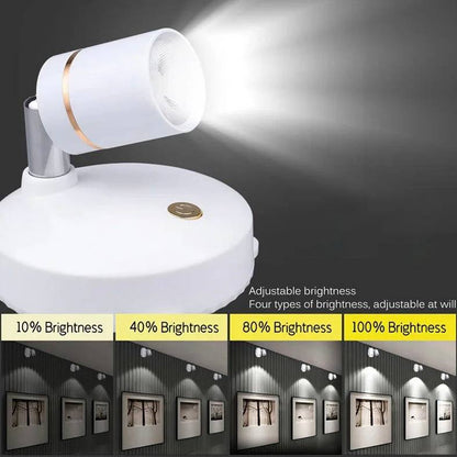 Bright Cordless LED Spotlight for Home Decor