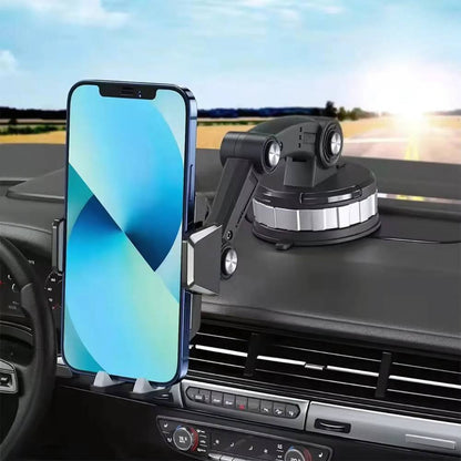 Easy Fit Car Phone Holder with Secure Grip and Adjustable Rotation