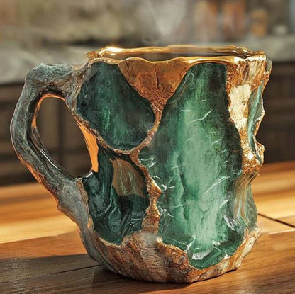Unique Artisan Crystal Coffee Mug