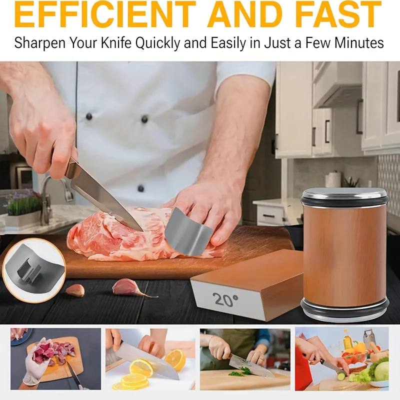 Premium Knife Sharpener Kit with Adjustable Angles