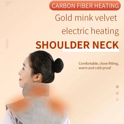 Warm Therapeutic Neck Wrap with Adjustable Heat Settings