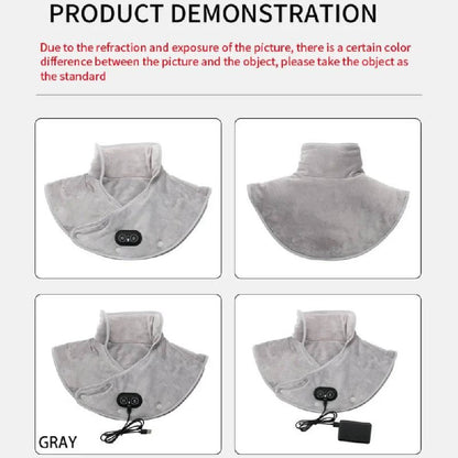 Warm Therapeutic Neck Wrap with Adjustable Heat Settings