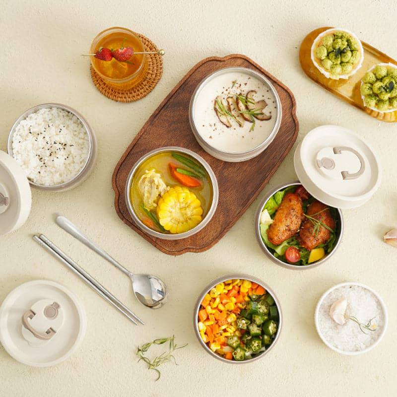 Leakproof Thermal Lunch Container 3 Piece Set