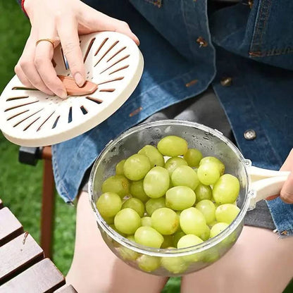 Practical 2-in-1 Kitchen Strainer Bowl