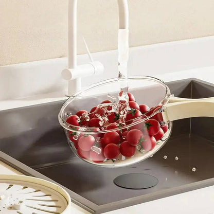Practical 2-in-1 Kitchen Strainer Bowl