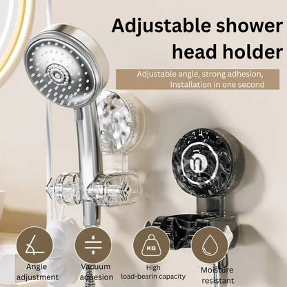 Flexible Shower Head Bracket with Strong Suction Cup